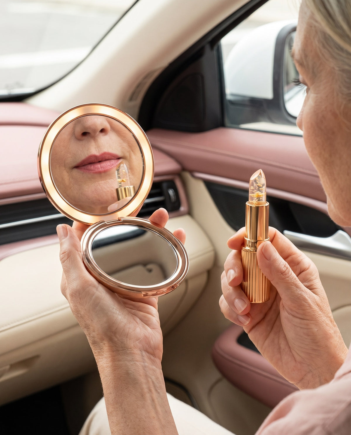 LED Compact Mirror